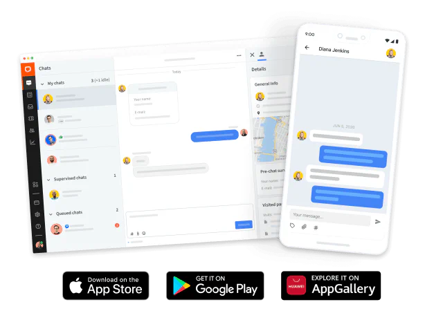 LiveChat® Reports in web app