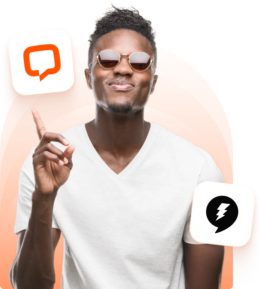 A customer selecting LiveChat as the best Drift alternative for live chat and customer engagement